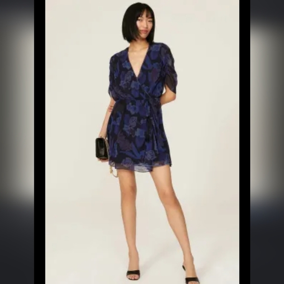 Ted Baker Blue Floral Dress - Picture 2 of 8